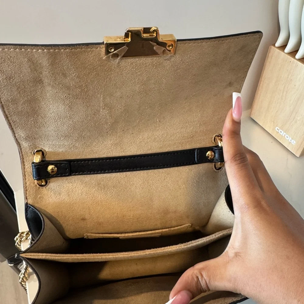 Fendi Bag- Kan U Shoulder Bag Zucca Embossed Leather Small - Picture 2 of 3